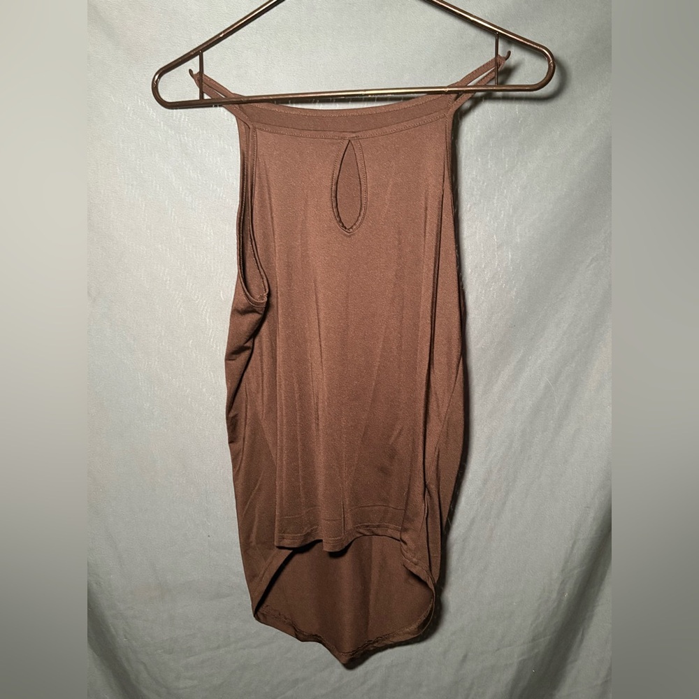 Brown Sleeveless Dress